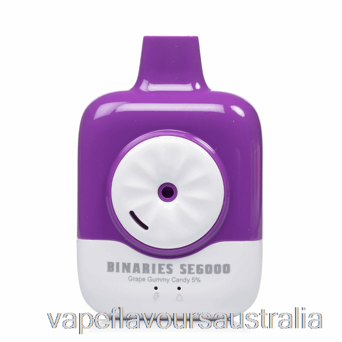 Vape Nicotine Australia Horizon Binaries SE6000 Disposable Grape Gummy Candy